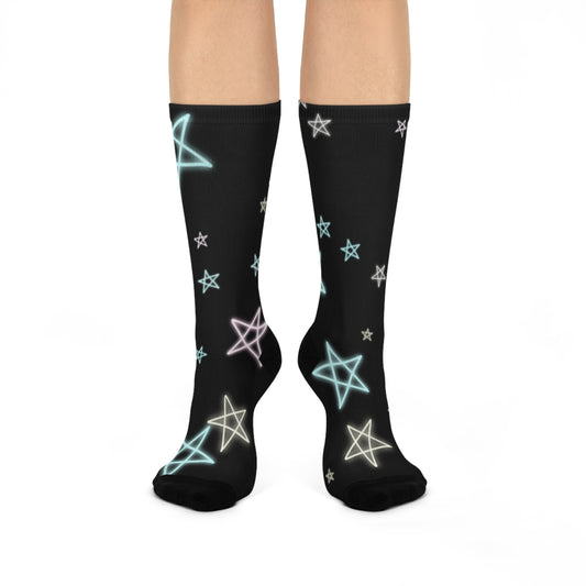 Wish Upon a Star Cushioned Crew Socks