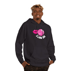 Blow Me Bubble Gum Unisex Hooded Sweatshirt
