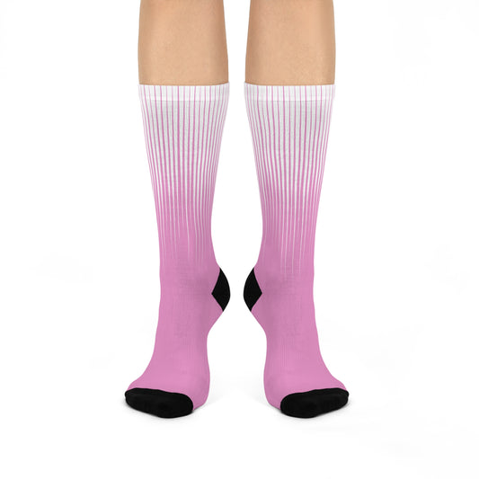 Grape Cream Cushioned Crew Socks
