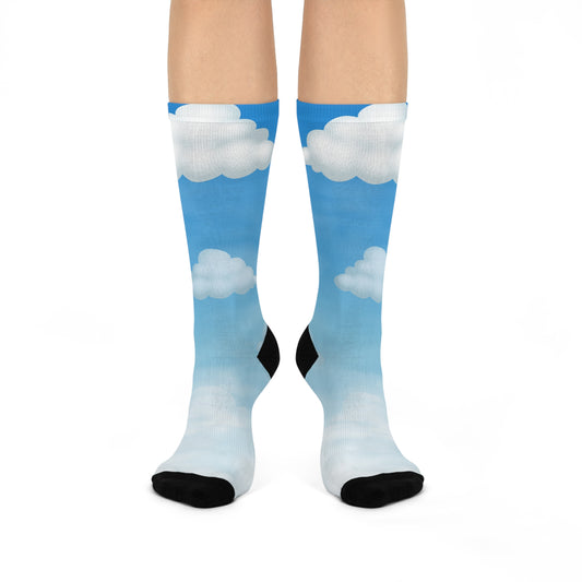 Sky is the Limit Cushioned Crew Socks