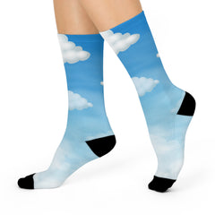 Sky is the Limit Cushioned Crew Socks
