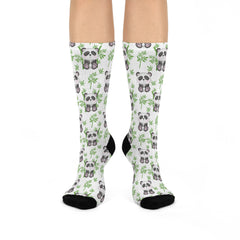 Panda Crew Socks: Unisex Animal Lover Gift