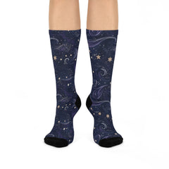 Night Sky Cushioned Crew Socks