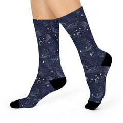 Night Sky Cushioned Crew Socks