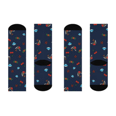 Old School Tattoo Socks Retro Ink Style Crew Socks Unique Gift for Tattoo Lovers