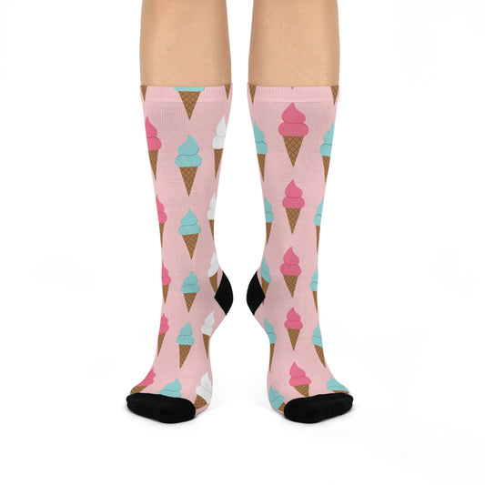 Ice Cream Cushioned Crew Socks