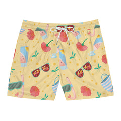 Shades in Shade Men's Mid-Length Swim Shorts (AOP)