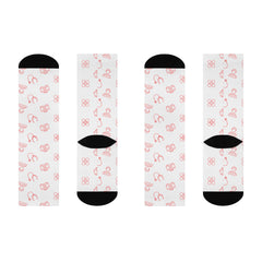 Medical Socks: Red Medical Symbols – Nurse & Doctor Gift