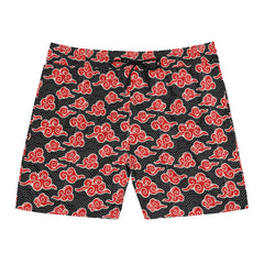 Red Clouds Men's Mid-Length Swim Shorts (AOP)