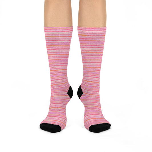 Pinkies Cushioned Crew Socks