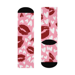 Kiss Me Cushioned Crew Socks