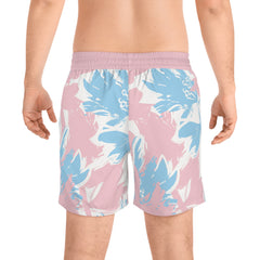 Bobby Light Men's Mid-Length Swim Shorts (AOP)