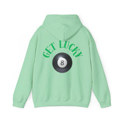 Mint Green 8-Ball Hoodie – Unisex Lucky Graphic Sweatshirt