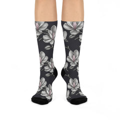 Solemn Succulent Cushioned Crew Socks