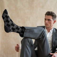 Retro Boombox Crew Socks: Fun Music Lover Gift