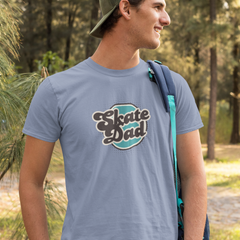 Skate Dad T-Shirt – Retro Skateboarder Tee for Skater Parents