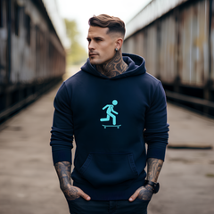 Skateboard Icon Hoodie — Skater Pullover