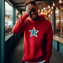 Old School Tattoo Star Hoodie - American Traditional Tattoo Pullover
