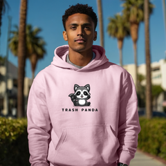 Trash Panda Hoodie — Cute Raccoon Graphic Pullover