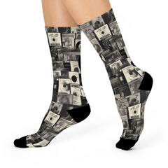 Vinyl Cushioned Crew Socks