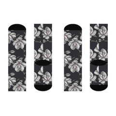 Solemn Succulent Cushioned Crew Socks