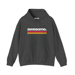 Retro Graphic Hoodie: Dark Heather Gray, Self Love Slogan