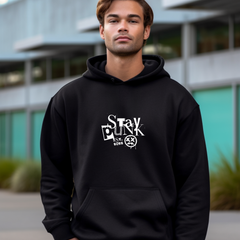 Stay Punk Graphic Hoodie – Rebel Red or Classic Black – Unisex