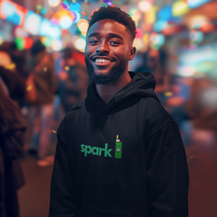 Cannabis Hoodie – “Spark” Lighter Graphic Unisex Pullover
