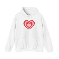 Retro Heart Graphic Hoodie – Unisex Valentine’s Sweatshirt