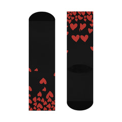 Raining Love Cushioned Crew Socks