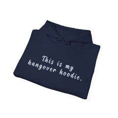 Funny Hangover Hoodie – Unisex Navy Blue Loungewear