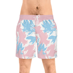 Bobby Light Men's Mid-Length Swim Shorts (AOP)