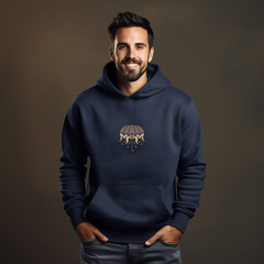 Crying Umbrella Tattoo Hoodie – Unisex Cozy Pullover