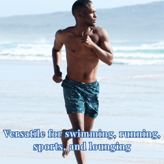 Mens Swim Shorts Beach Shorts Gift for Him Summer Vacation Swim Trunks with Mesh Liner Pool Party Swimwear Father's Day