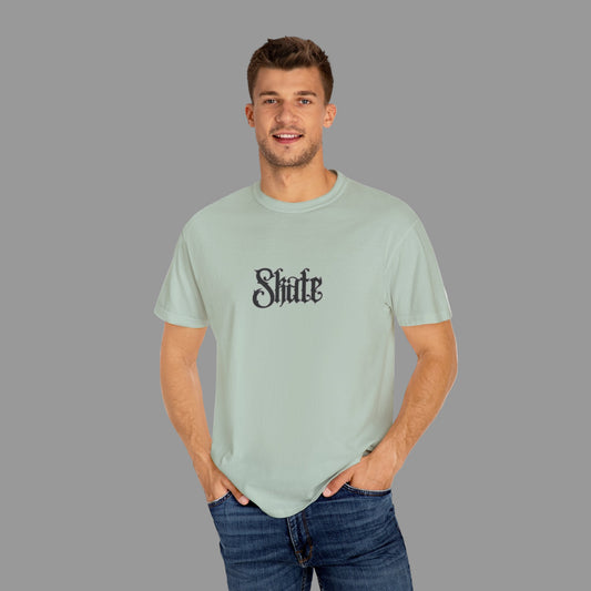 Skate T-Shirt Comfort Colors Sage Green Aesthetic Skater Graphic Tee Streetwear Skateboarding Shirt Minimalist Skateboarder Outfit