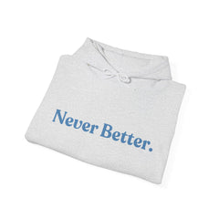 Positive Vibes Ash Gray Hoodie – Unisex Heavy-Blend Sweatshirt