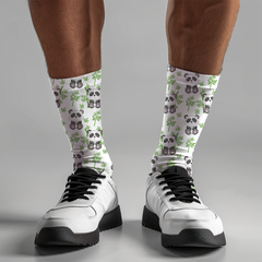 Panda Crew Socks: Unisex Animal Lover Gift