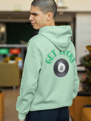 Mint Green 8-Ball Hoodie – Unisex Lucky Graphic Sweatshirt