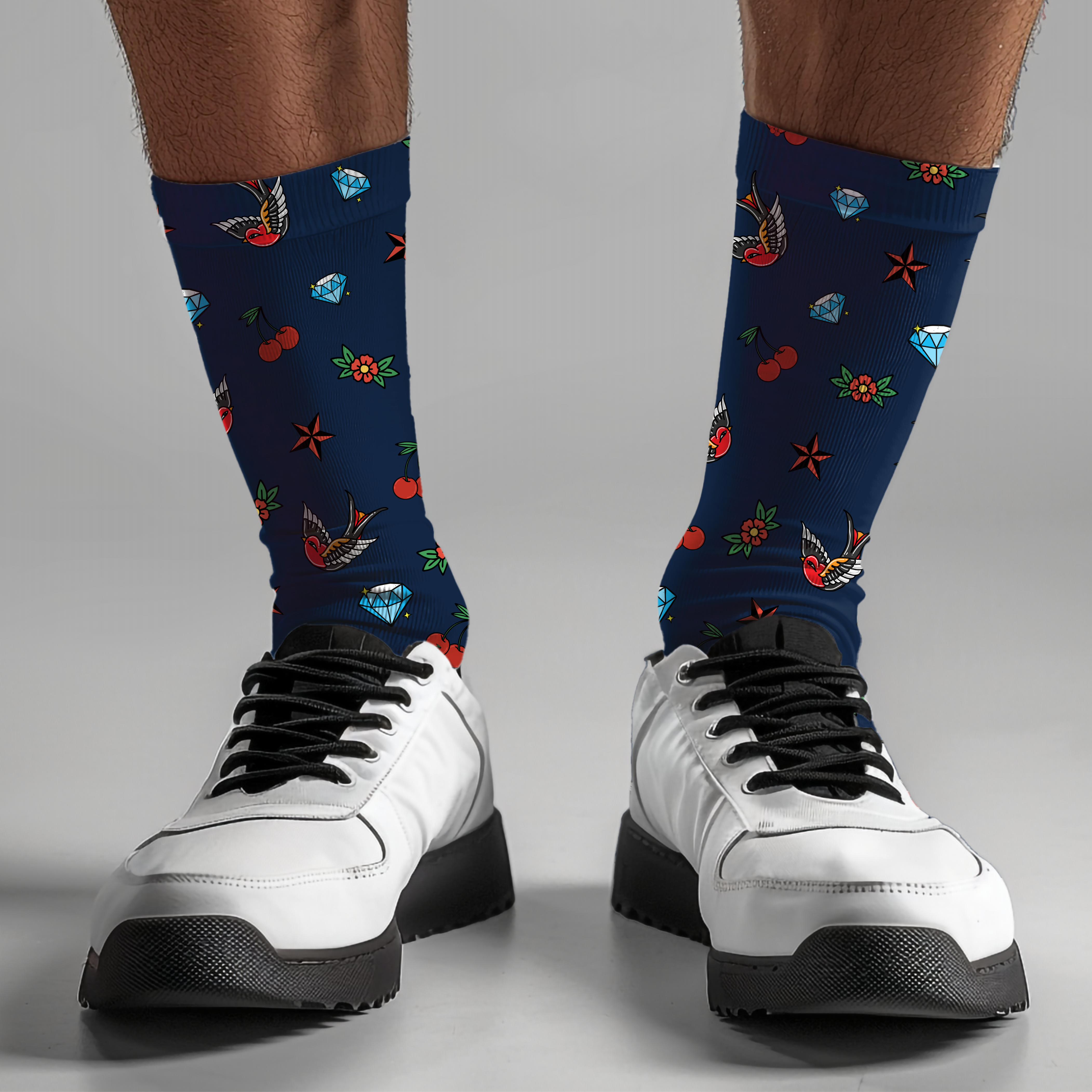 Old School Tattoo Socks