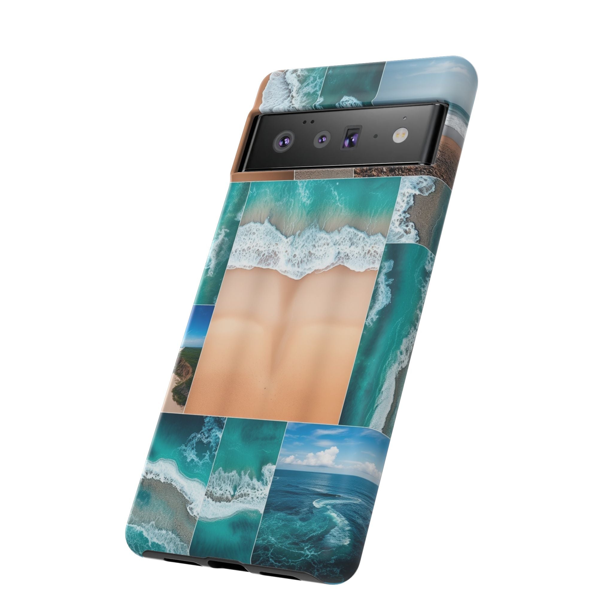 Beach Ocean Google Pixel Case Summer Vibe Coastal Tough Pixel Phone Case for Beach Lovers Travel Aesthetic Tropical Google Case Gift