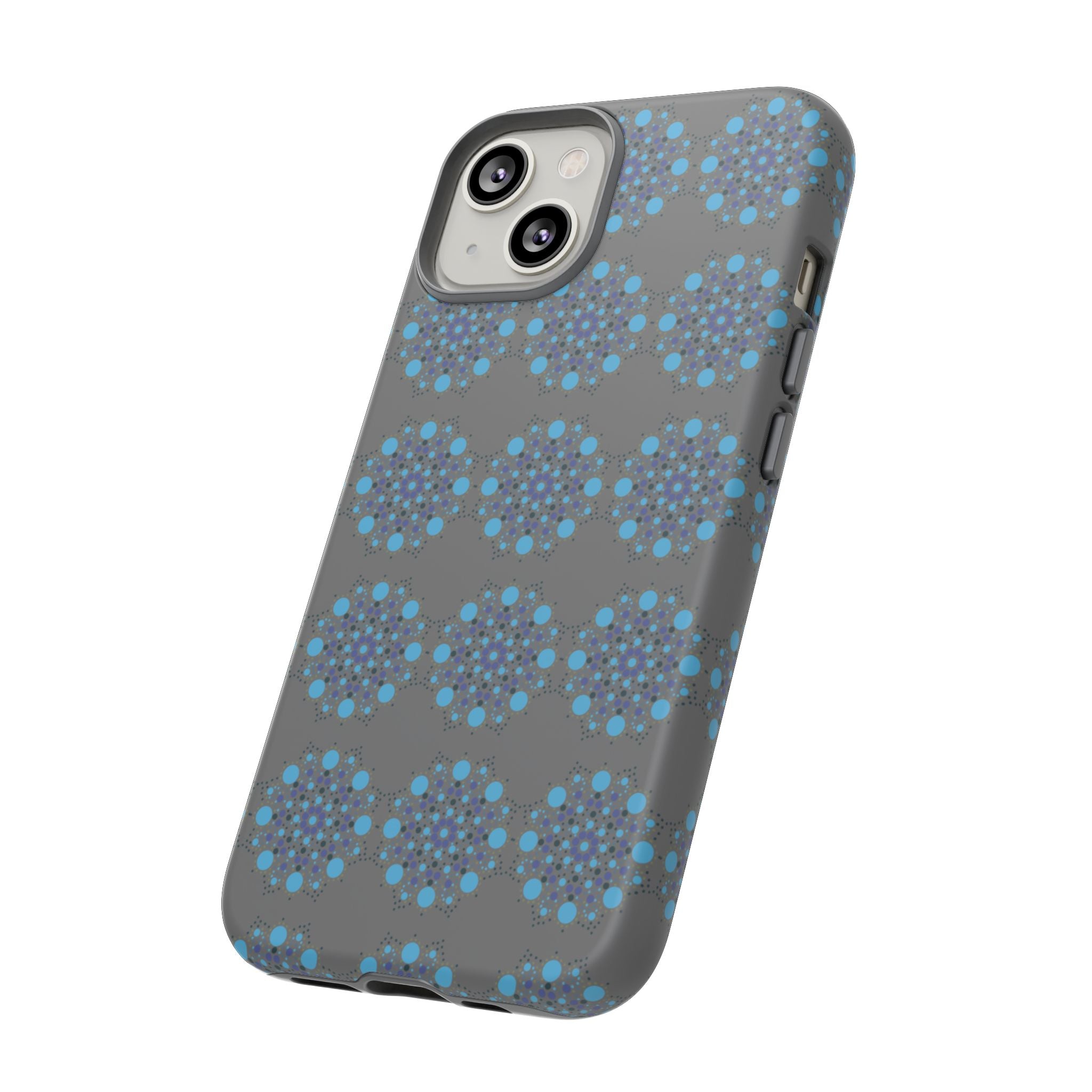 lue Geometric Phone Case for iPhone, Samsung, Google - Abstract Pattern, Protective Cover, Modern Art Phone Case, Gift for Her