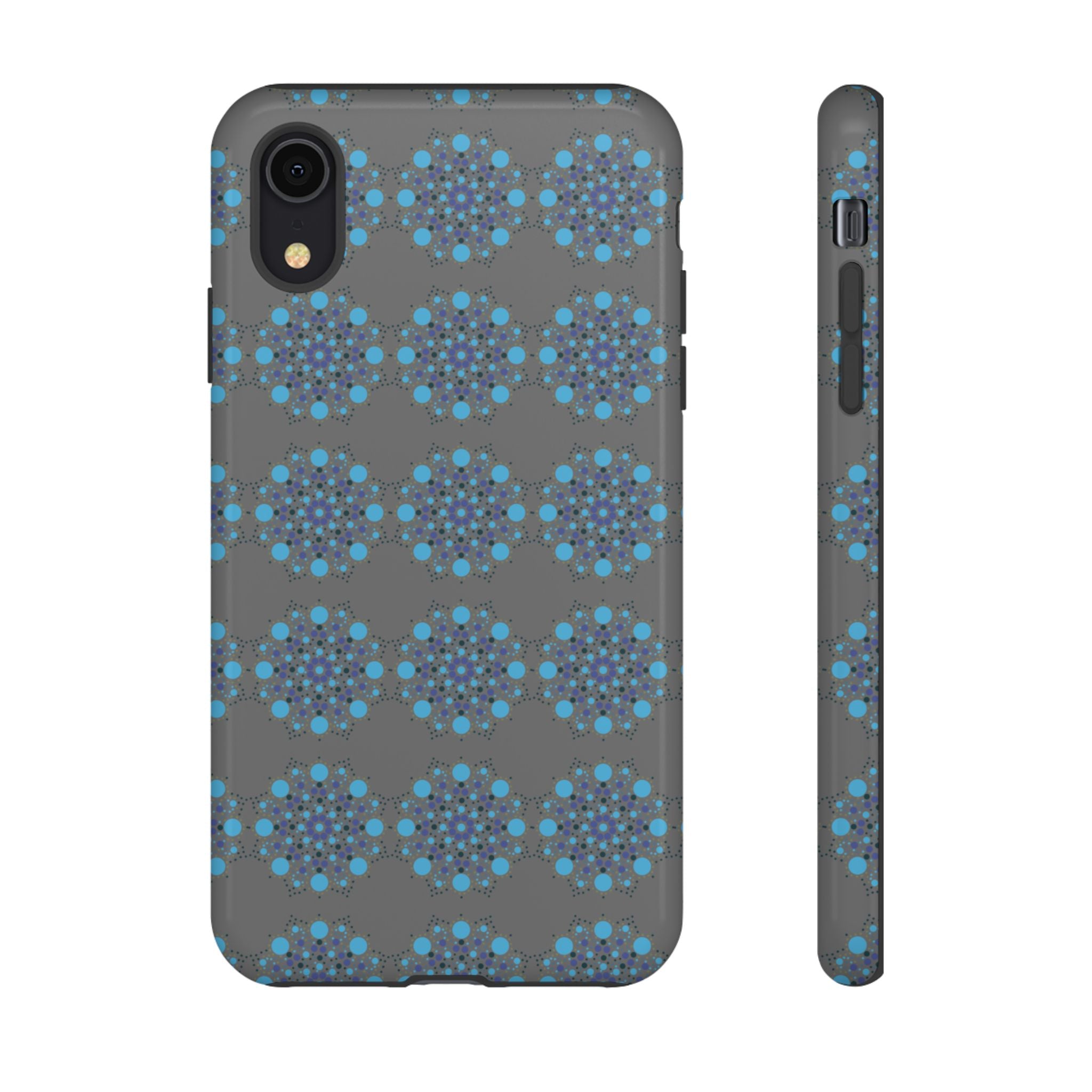 lue Geometric Phone Case for iPhone, Samsung, Google - Abstract Pattern, Protective Cover, Modern Art Phone Case, Gift for Her