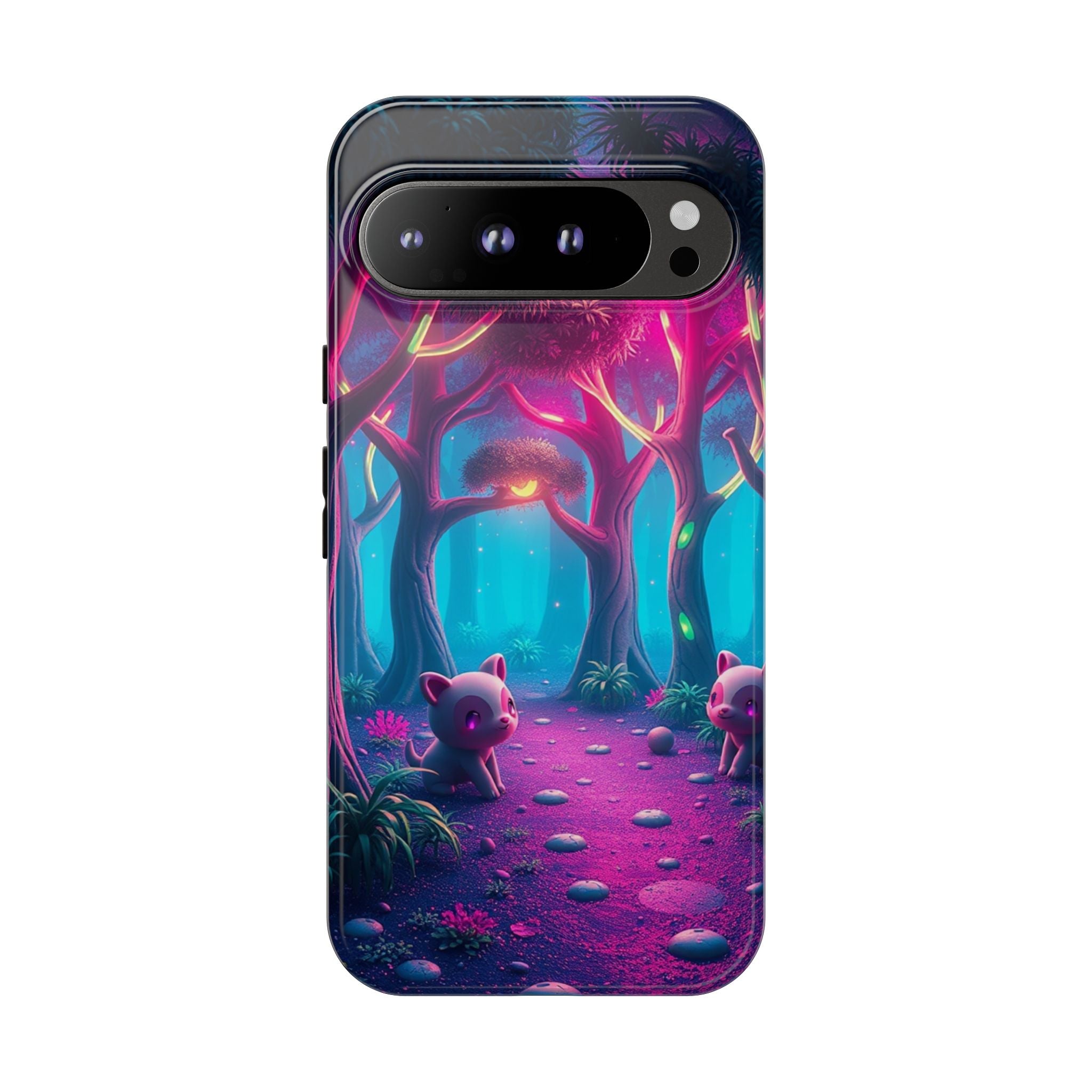 Mystical Forest Phone Case - Cute Animal Design, Tough Protection, Gift for Nature Lovers, Fantasy Decor, Phone Accessories, Eco-Friendly