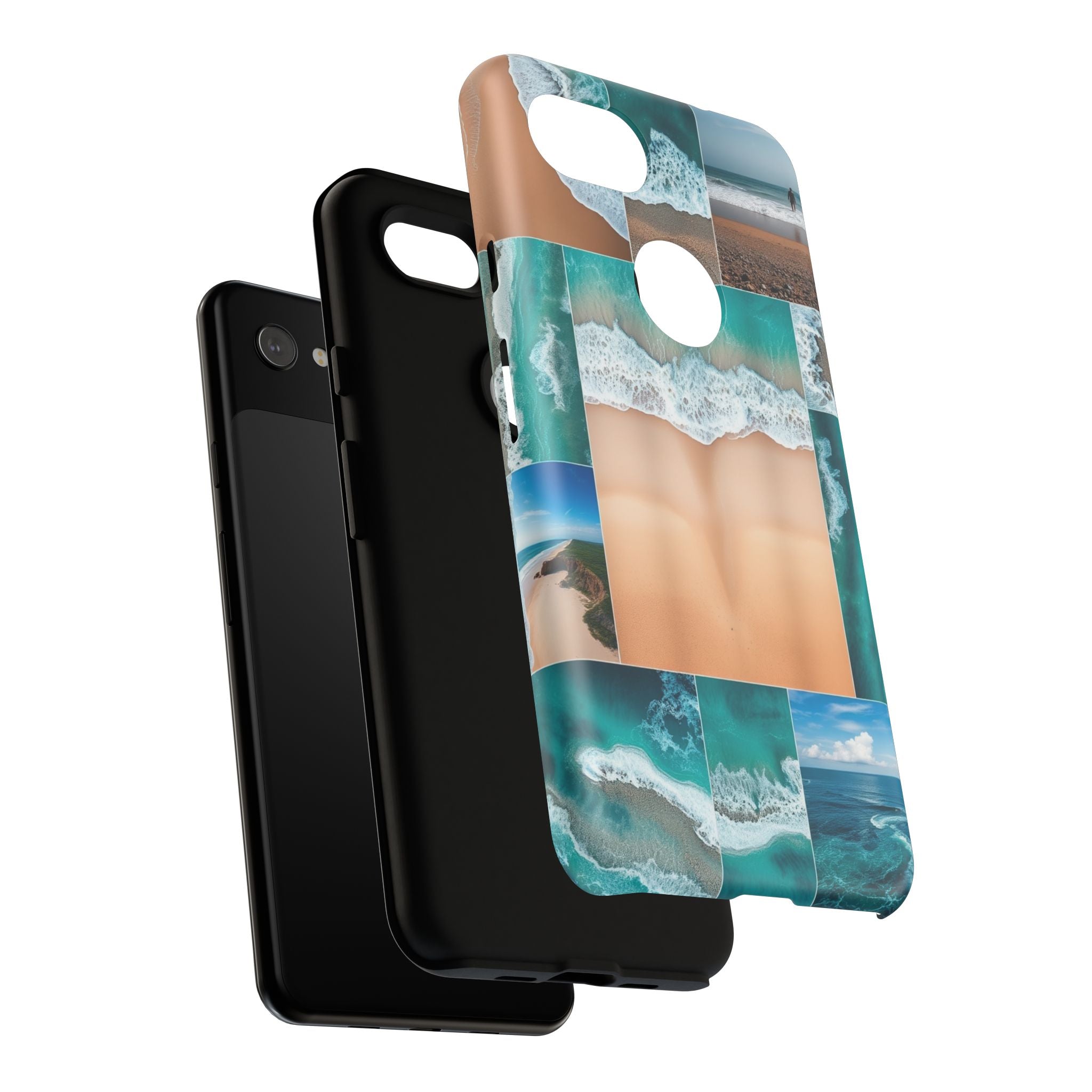 Beach Ocean Google Pixel Case Summer Vibe Coastal Tough Pixel Phone Case for Beach Lovers Travel Aesthetic Tropical Google Case Gift