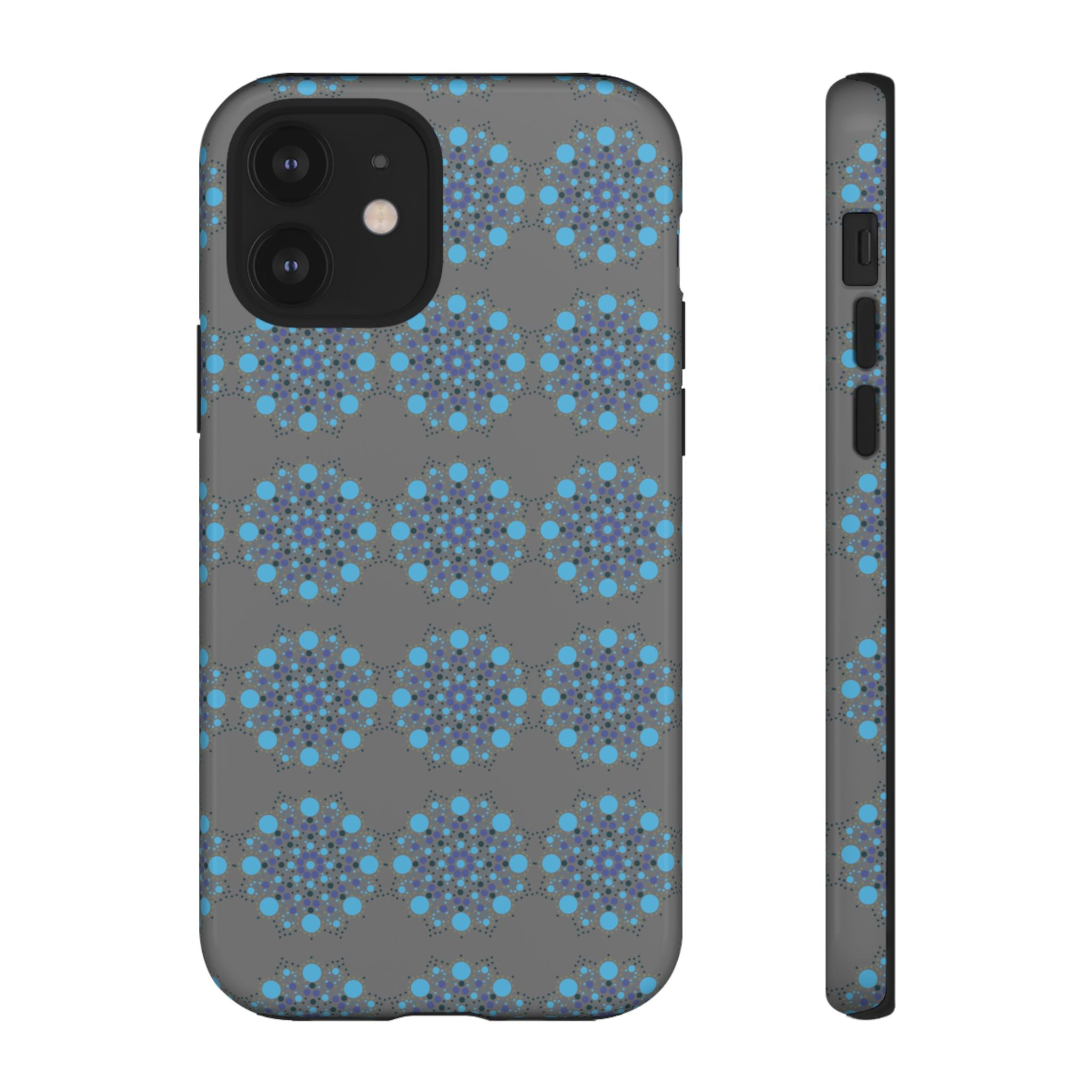 lue Geometric Phone Case for iPhone, Samsung, Google - Abstract Pattern, Protective Cover, Modern Art Phone Case, Gift for Her