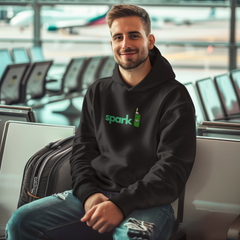 Cannabis Hoodie – “Spark” Lighter Graphic Unisex Pullover