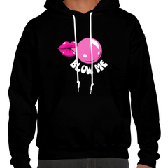Sarcastic "Blow Me" Hoodie – Funny Unisex Graphic Sweatshirt