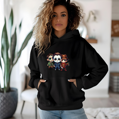 Horror Halloween Hoodie Freddy Krueger Michael Myers Hoodie Spooky Hoodie for Halloween Gift