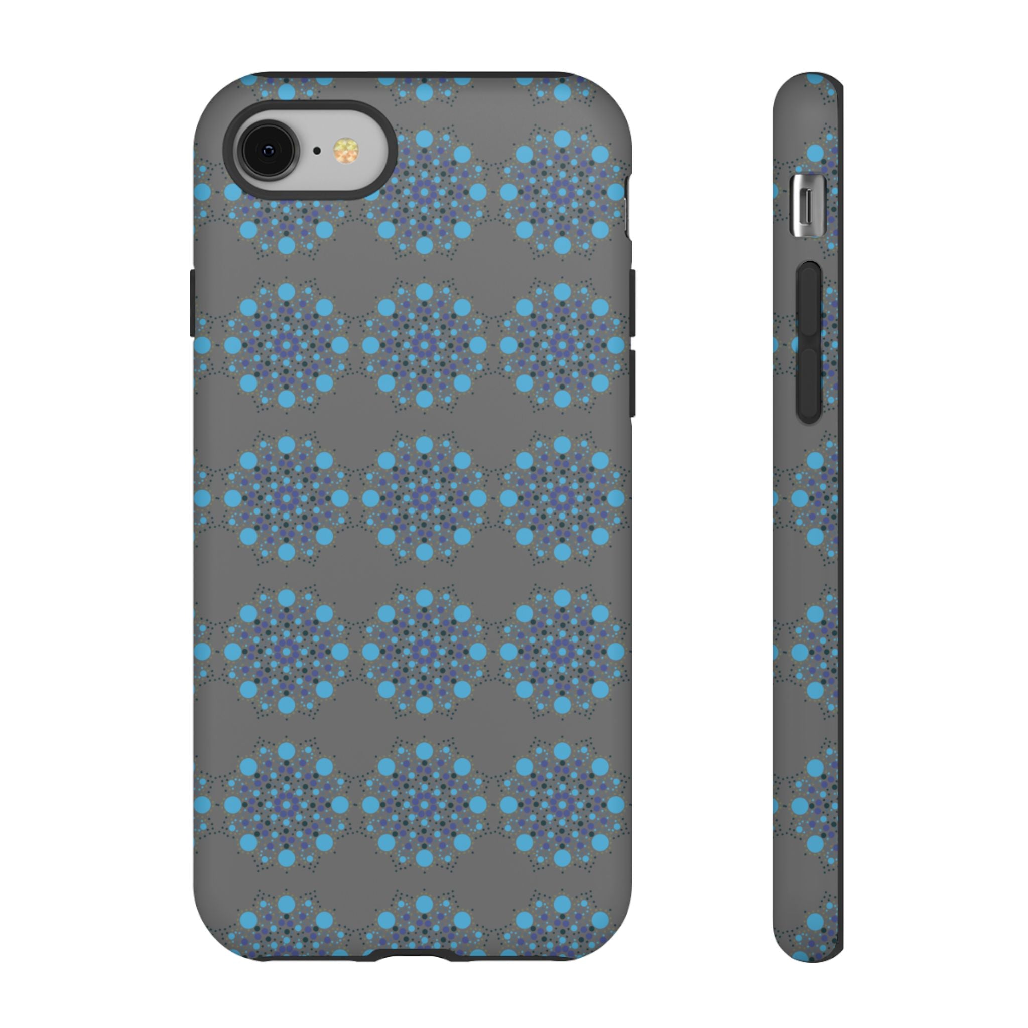 lue Geometric Phone Case for iPhone, Samsung, Google - Abstract Pattern, Protective Cover, Modern Art Phone Case, Gift for Her