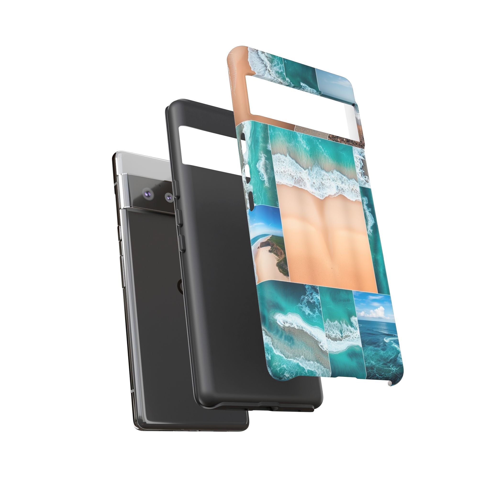 Beach Ocean Google Pixel Case Summer Vibe Coastal Tough Pixel Phone Case for Beach Lovers Travel Aesthetic Tropical Google Case Gift